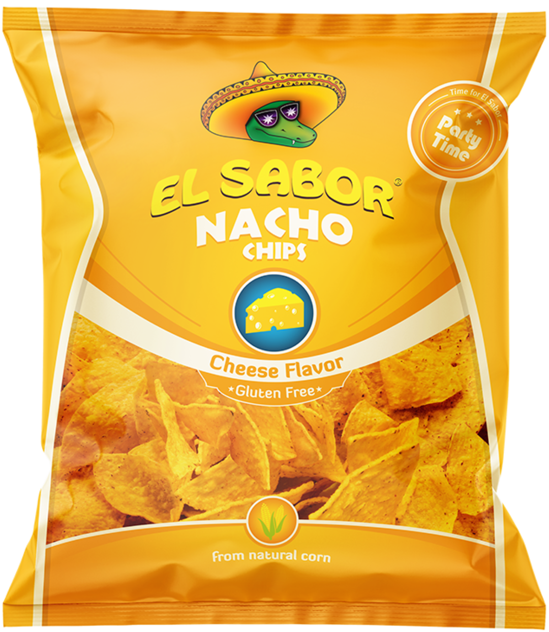 EL SABOR NACHO CHIPS CHEESE 225G